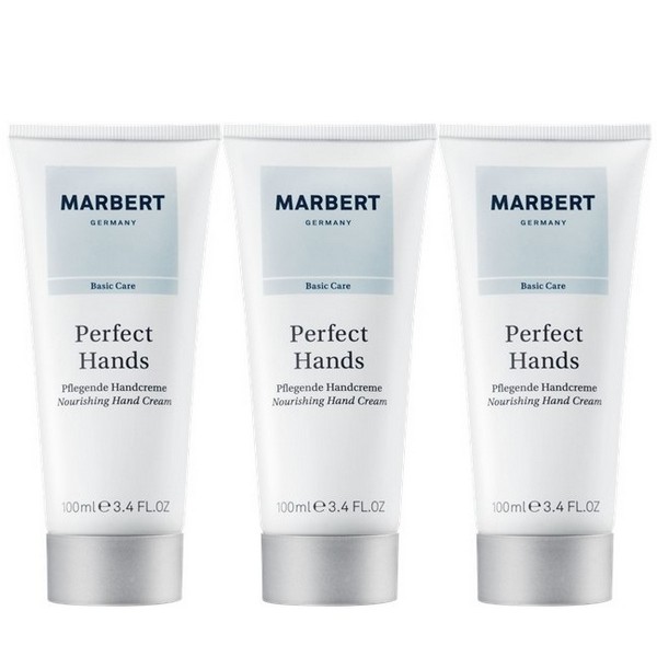 Marbert Perfect Hands Nourishing Hand Cream All Skin Types 3 x 50 ml