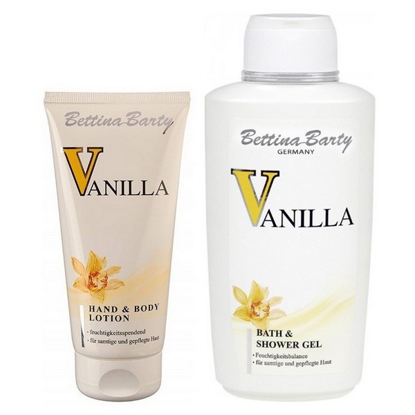 Bettina Barty Vanilla Body Lotion 150 ml & Bath & Shower Gel 500 ml