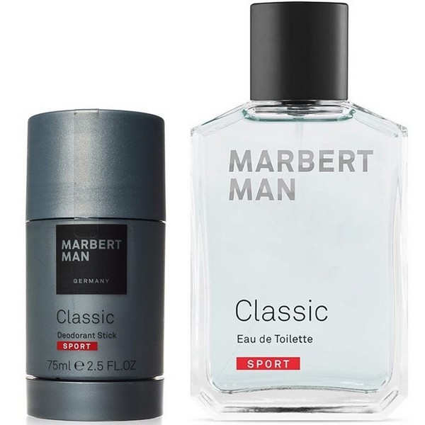 Marbert Man Classic Sport Eau de Toilette 100 ml & Deodorant Stick 75 ml