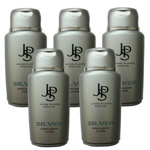 John Player Special Silver Hand & Body Lotion 5 x 150 ml