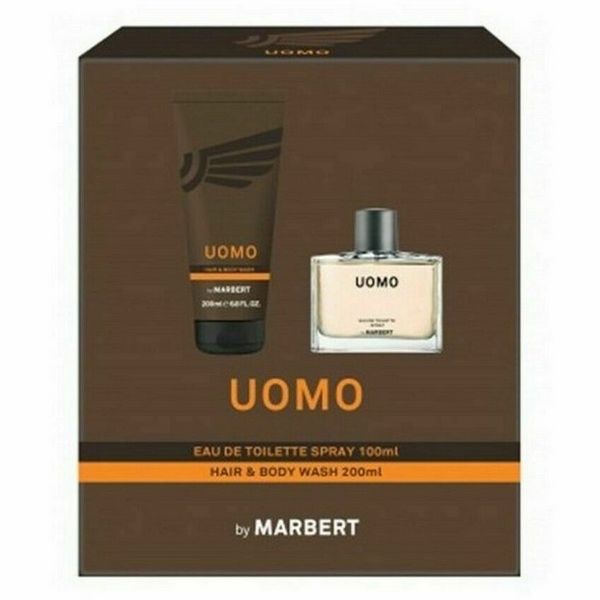 Marbert Uomo Hair & Body Wash 200ml + Eau de Toilette Spray 100ml
