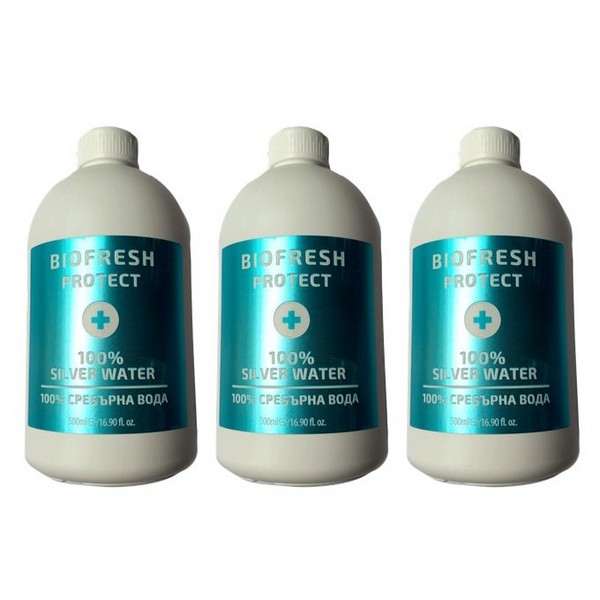 Biofresh Protect 100% Silver Water Facial toner 3 x 500 ml