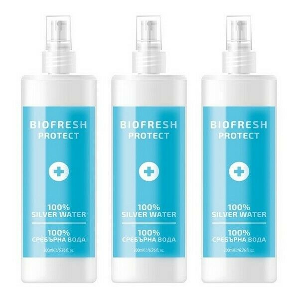 Biofresh Protect 100% Silver Water Silberwasser Gesichtswasser 3 x 200 ml