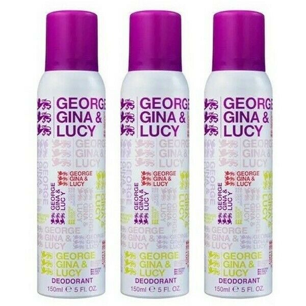 George Gina & Lucy Deodorant Spray 3 x 150 ml
