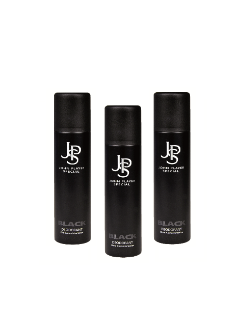 John Player Special Black Deodorant Spray 3 x 150 ml
