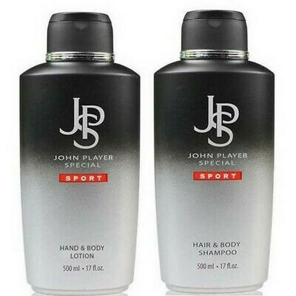 John Player Special Sport Hair & Body Shampoo 500 ml + Hand & Body Lotion 500 ml