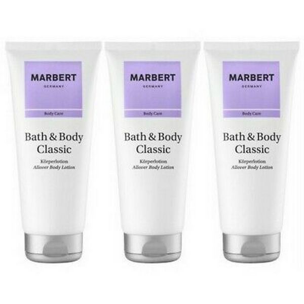 Marbert Bath & Body Classic Körperlotion 3 x 200 ml