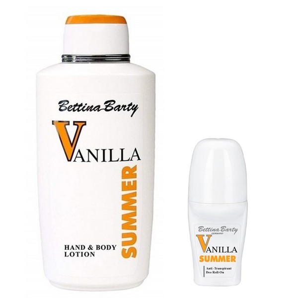 Bettina Barty Summer Vanilla Body Lotion 500ml + Deo Roll-On 50ml
