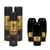 John Player Special Gold Deo Spray 3x150ml & Deo Roll-On 3x50 ml