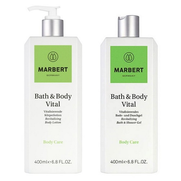 Marbert Bath & Body Vital Körperlotion + Bade & Duschgel, je 400 ml